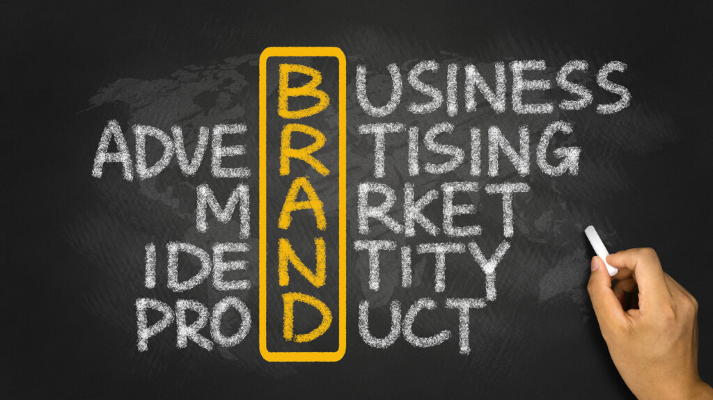 BRAND as an acronym: Bold, Relevant, Authentic, Noteworthy, Distinctive—highlighting the key traits of a memorable and impactful brand.